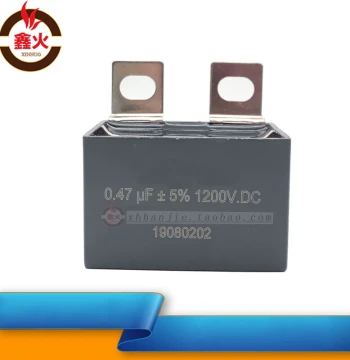IGBT Inverter Welding Machine Capacitor 0.47UF 1200V High-Frequency High-Voltage Capacitor IGBT Snubber Capacitor Square Black