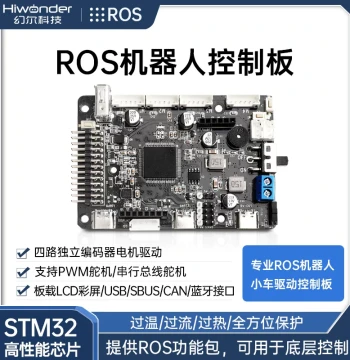 STM32 Control Expansion Board for Servo & Motor Drive - 4WD Radar ROS Robot Smart Car Controller