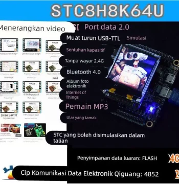 STC8H8K64U STC8 51 MCU Minimal System Board Learning Board Development Board LQFP48 IoT