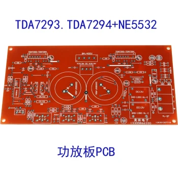 TDA7293 TDA7294 Preamp 5532 Tone Amplifier Circuit Board PCB Double-Sided Copper Clad Board