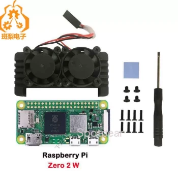 Raspberry Pi Zero 2 W with Aluminum Alloy Heat Dissipation Case