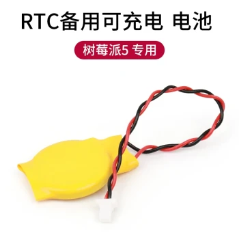 RTC Battery for Raspberry Pi 5 with 2Pin JST Interface