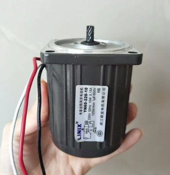 YN60-220-10 LINIX Capacitor-Run Asynchronous Motor, 1250r/min Fixed Speed, Without Gearbox
