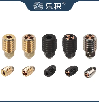 Bambu Lab 3D Printing Parts X1/P1P Nozzle Brass CHT Clone Triple-Hole High-Flow Hardened Steel Hotend