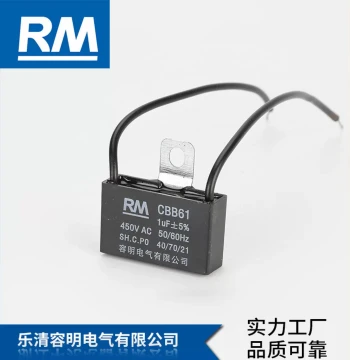 Supply CBB61 Motor Wired Capacitor Fan Motor Lead Wire Start Run AC Capacitor