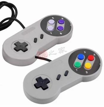 SNES SFC Super Nintendo USB Wired Controller for PC Arcade Chicken Simulator, Game Controller for Raspberry Pi