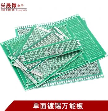 Single-Sided Tin Sprayed Board 5*7 Universal Board 7x9 Perfboard 9*15 Breadboard PCB Experimental Soldering Circuit Universal Board