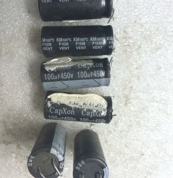 Taiwan CapXon Fengbin 450V 100uF Vertical High-Voltage Electrolytic Capacitor