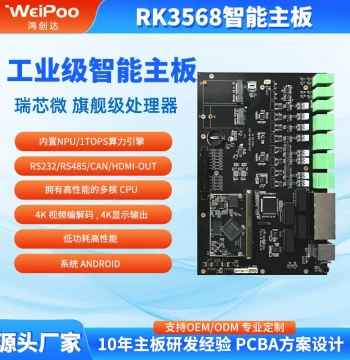 RK3568 Smart Industrial Control Motherboard, Face Recognition Board, Android Embedded Development Board Solution Manufacturer