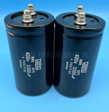 Brand New NCC Black Diamond 400V 3300uF 450V 3300uF High-Voltage Inverter DC Aluminum Electrolytic Capacitor