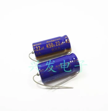 High Voltage Tube Amplifier Audio Power Supply Axial Horizontal Electrolytic Capacitor 450V22UF 22UF450V 16*30