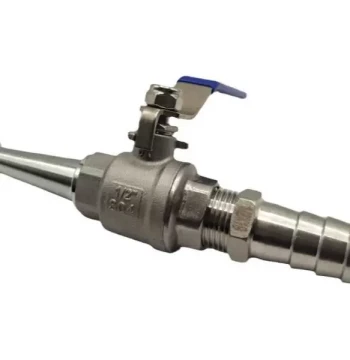 On/Off Direct Stream Brass Nozzle High-Pressure Fire Flush Agricultural Car Wash Gun Nozzle