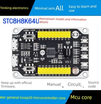 STC8H8K64U MCU Minimal System TSSOP20 Core Board STC Development Board Learning Board Module