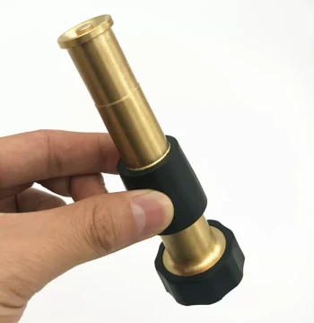 Heavy-Duty Garden 5-Inch Brass Adjustable Hose Nozzle Watering Spray Gun Mist Sprayer
