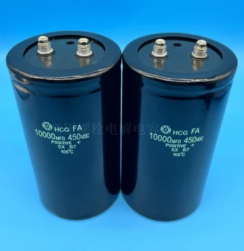 Brand New Hitachi 450V 10000uF HCGFA / 400V 10000uF Aluminum Electrolytic Capacitor for VFD Filtering