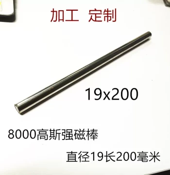 8000 Gauss Magnetic Rod Iron Filings Powder Filter Rod Industrial Iron Remover Stainless Steel Strong Magnetic Rod 19x200mm