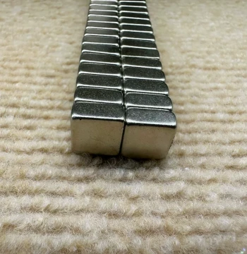 High-Performance N52 Rectangular 10*10*5mm Nickel-Plated Strong Magnet for Fishing Bait Tray Accessories