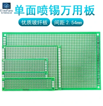 Single-Sided Tin-Sprayed Board 5*7 Universal Board 7x9 Perfboard 9*15 Breadboard PCB Experimental Soldering Circuit Universal Board