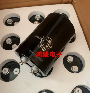 Imported Black Diamond Capacitor 450V 10000uF High-Voltage Aluminum Electrolytic Capacitor 90x130mm Inverter Capacitor