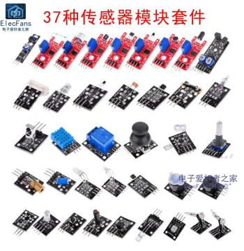 37 Types of Sensor Module Kit for Electronic Experiments and Learning Accessories for Arduino MCU Development Boards