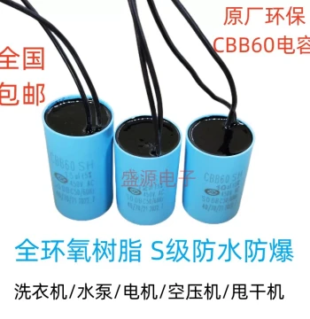 Original CBB60 Motor Water Pump Washing Machine Start & Run Capacitor 12/15/20/25UF Waterproof & Explosion-Proof