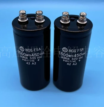 Imported Hitachi 400V 1500uF HCGF5A 450V 1800uF Welding Inverter Filter Aluminum Electrolytic Capacitor