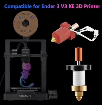 nd Ceramic Heater Block Brass Hardened Steel Nozzle High-Speed Printing Hotend