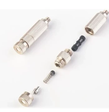 High-Pressure Ceramic Nickel-Plated Filter Nozzle Dust Suppression Irrigation Sprayer Lawn Garden Nozzle Brass Nickel-Plated