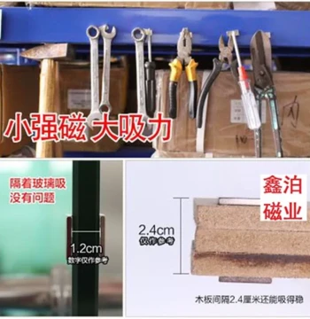 N52 Rare-Earth Permanent Magnet King, Super Strong Neodymium Iron Boron Magnet, Rectangular F80X20X10MM