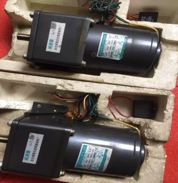 [Xingmu Electronics] Ningbo Beicang Shengang Single-Phase Capacitor Run Motor YCJT-40-1/4 with Gear Reduction