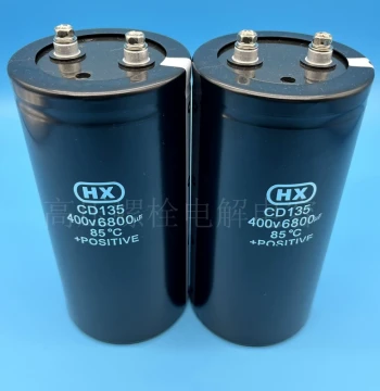 New HX CD135 400V 6800uF 450V 6800uF High-Voltage Inverter Filter Aluminum Electrolytic Capacitor