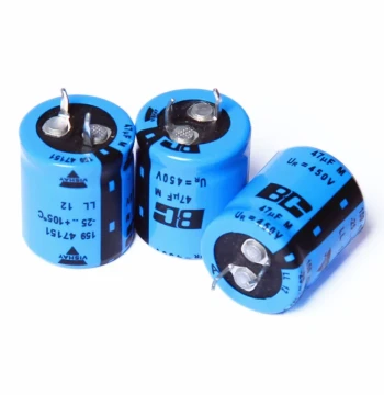 Philips BC High-Voltage Electrolytic Capacitor Vishay Cathode Capacitor 47uF/450V 105°C