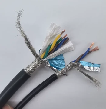 Twisted Shielded Cable RVVSP 4-Core 0.2sqmm 2*2*0.2 Copper Core Paired Twisted 485 Encoder Signal Cable