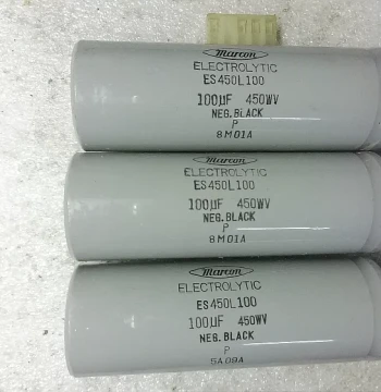 Genuine Pulled Japanese Marcon 450V 100uF High-Voltage Tube Amplifier Filter Electrolytic Capacitor