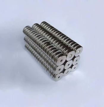 High-Strength NdFeB Neodymium Magnet, Small Magnetic Steel, High-Temperature Resistant, Round with Hole, N52 Super Strong Magnet