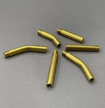 M6 Thread CNC Machine Brass Nozzle Internal Cooling Tool Holder Extension Straight/Bent Water Spray Nozzle Turret Extended Spray Pipe