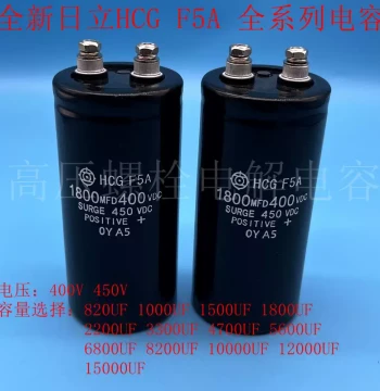 Hitachi HCGF5A 400V 1000uF 2200uF 450V 4700uF 6800uF Variable Frequency Electrolytic Capacitor