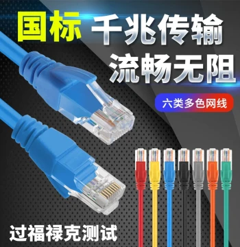 Pure Copper Cat6 Ethernet Cable for Home, Gigabit/10Gbps Computer Router Broadband Finished High-Speed Network Cable, 15 Meters