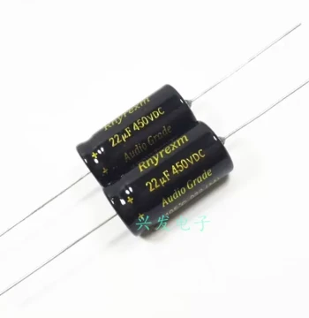 450V 22UF 500V Rnyrexm High-Voltage Tube Amplifier Power Supply Axial Horizontal Electrolytic Capacitor 16*30