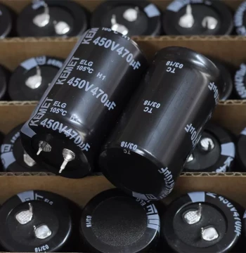 Imported KEMET ELG 450V 470UF High-Voltage Tube Amplifier Filter Audiophile Electrolytic Capacitor