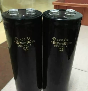 Imported Hitachi 450V18000UF 500V Capacitor, High-Voltage Filter Capacitor for Inverters