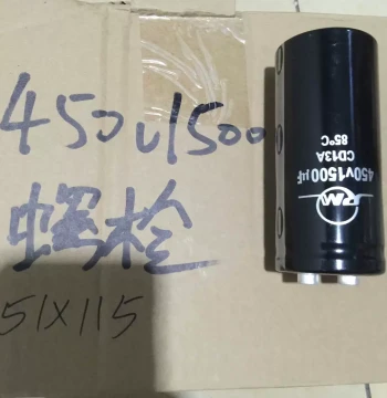 450v1500uf 1500uf450v Brand New Original High-Voltage Aluminum Electrolytic Capacitor 51x115 Screw Terminal