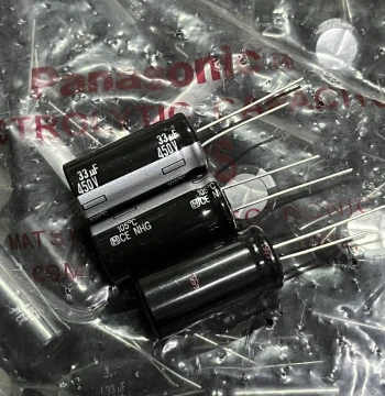 Original Bag Japan Panasonic CE NHG Series 33uF 450V High-Voltage Audio Electrolytic Capacitor