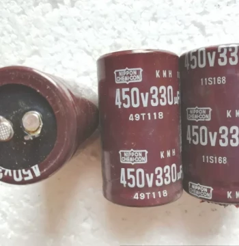 Genuine Pulled Unit Japan Chemi-Con Black Diamond 450V 330uF Tube Amp High-Voltage Filter Audiophile Capacitor
