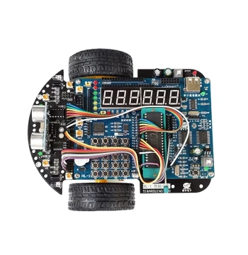 51 Microcontroller Development Board, 51 Smart Car Kit: Line Tracking, Obstacle Avoidance, Remote Control