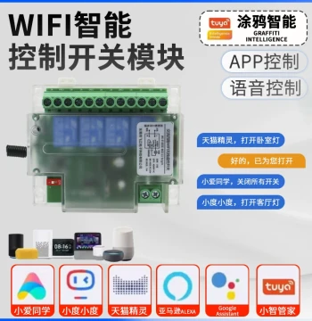 WiFi Mobile Tuya Smart Switch Remote Control Relay Module Tmall Genie Xiaoai Voice Controller