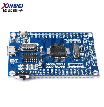 51 MCU Minimum System Board STC89C52RC STC51 STC89 Core Board Development Learning Board