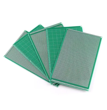 Single Sided Tin Sprayed Universal Board General Purpose Circuit Perfboard 2.0 Pitch PCB Circuit Board 9*15cm Experimental Board Soldering