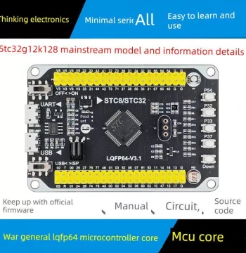 Stc32G12K128 Microcontroller Small System Core Board Stc32 Development Board Learning Board Module USB