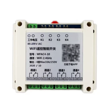 eWeLink 4-Channel WiFi Remote Smart Switch - Mobile APP Wireless Timing Control Relay Module